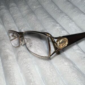 Gold Gucci Crystal Glasses